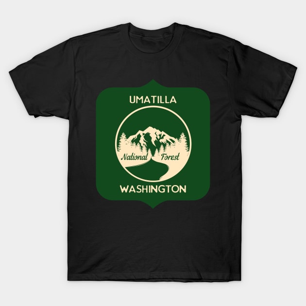 Umatilla National Forest Washington T-Shirt by Compton Designs
